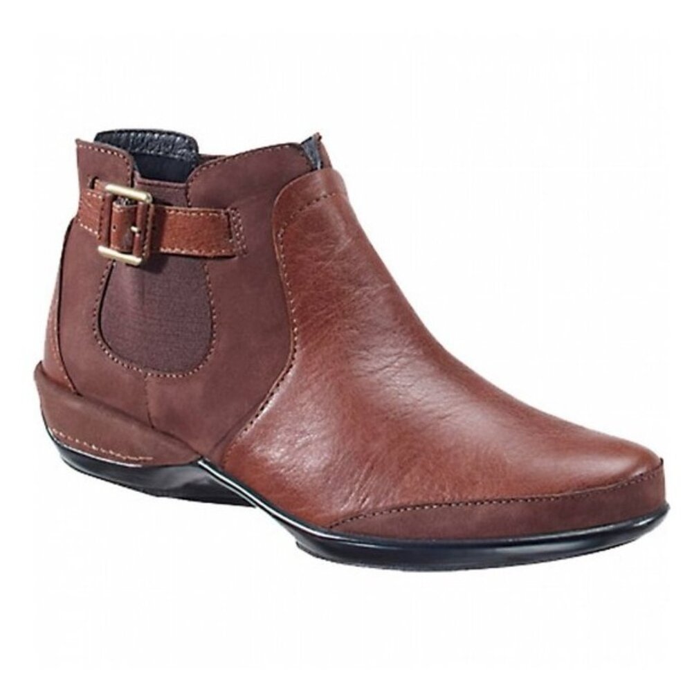 Aetrex Women's Leather Ankle Boots Size 6.5 Brown